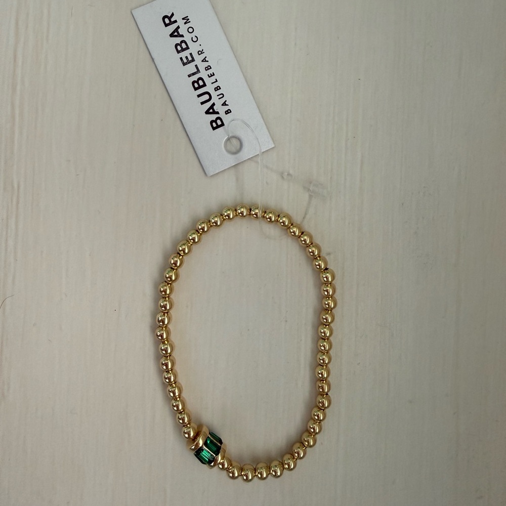 BaubleBar Tatum Birthstone Bracelet NWT